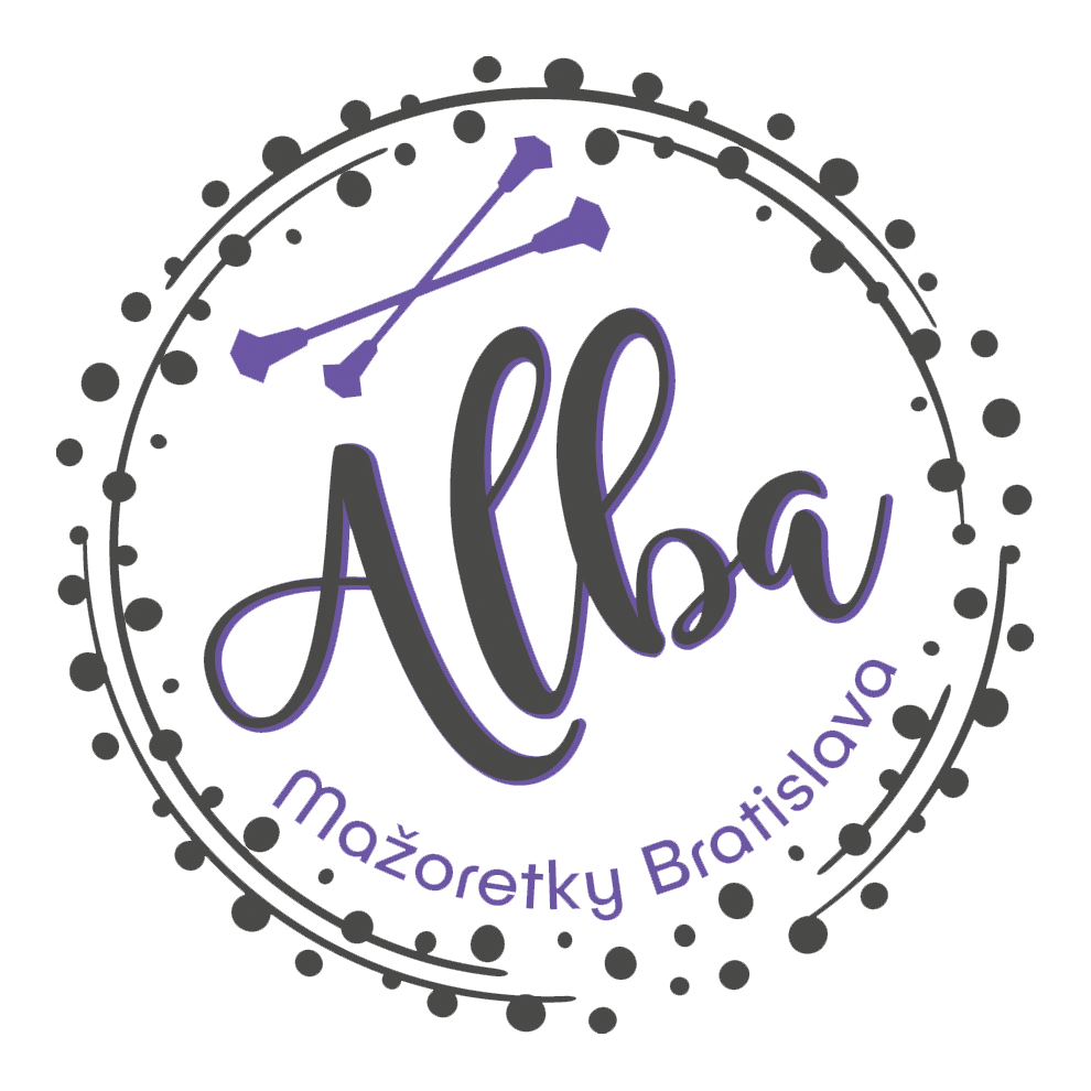 alba bratislava logo mazoretky circle