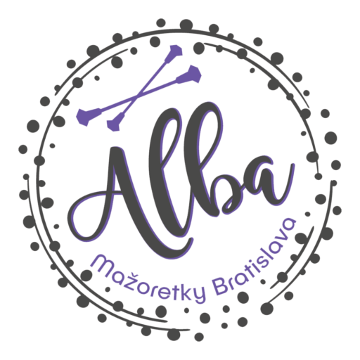alba bratislava logo mazoretky circle