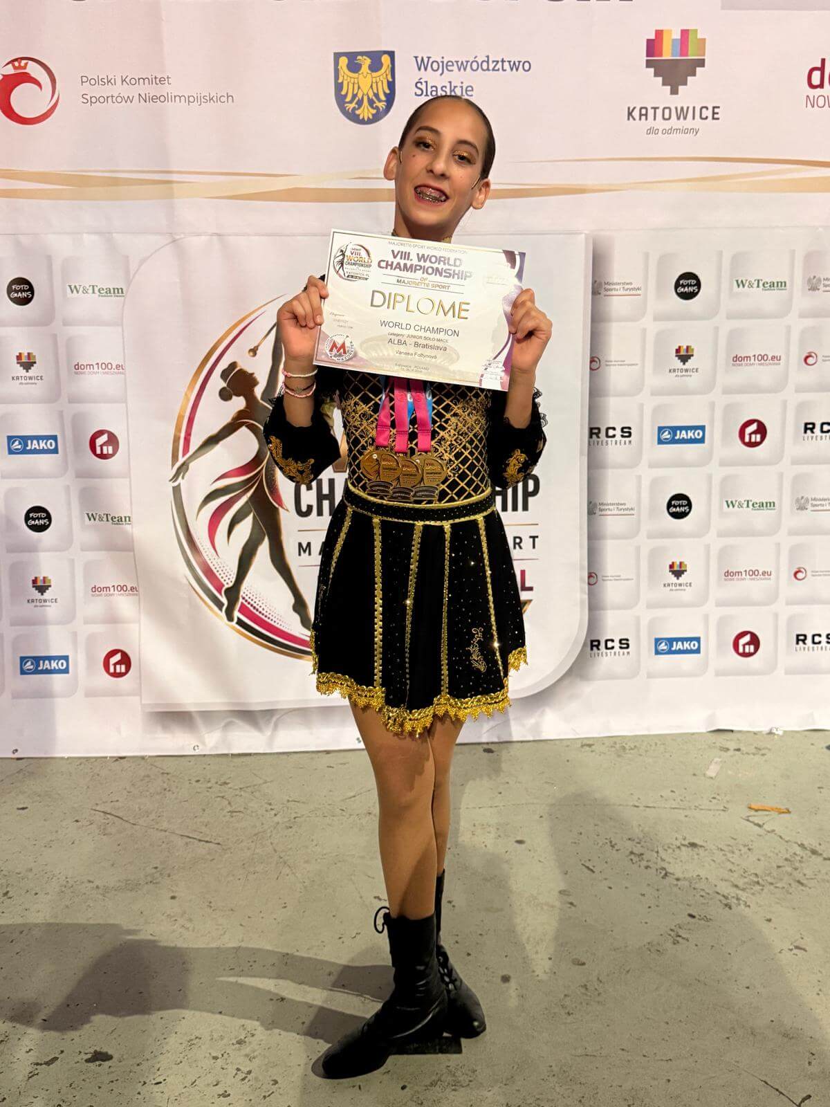 Vanesa Foltýnová – sólo mace junior